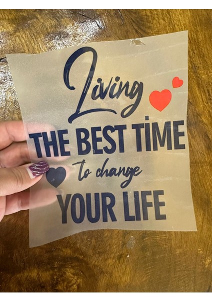 Ütü Ile Yapışan Kalpli Yazılı Arma Dikiş Aplike 15X14 cm