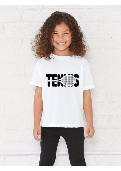Tenis Tişört - Tenis Yazısı Ve Tenis Raketi Tasarımlı Tişört - Tenis Severler Için Tasarlanmış Tişört - Tenis Hocası Tişörtü fırsatları