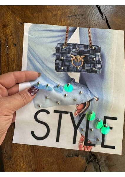 Pul Boncuk Işleme Style Yazılı Arma Dikiş Aplike 23X19 cm fiyatları