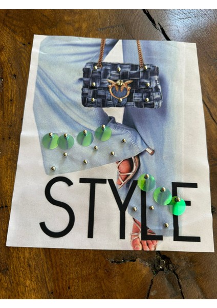 Pul Boncuk Işleme Style Yazılı Arma Dikiş Aplike 23X19 cm modelleri