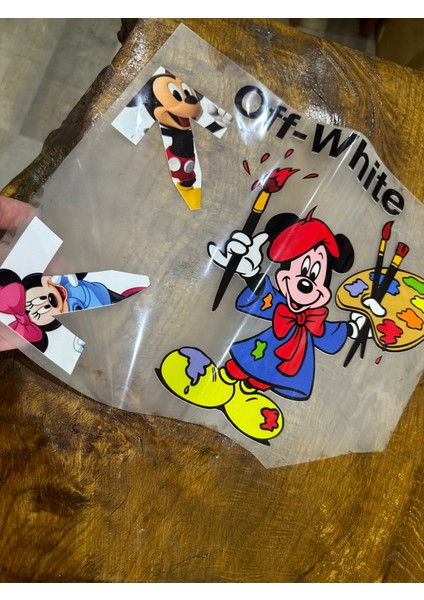 Ütü Ile Yapışan Micket Mause Transfer Baskı Tişört Baskı Arma 30X25 cm fiyatları