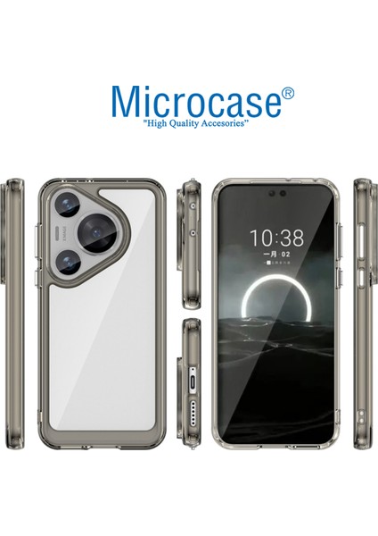 Huawei Pura 70 Pro Shield Serisi Darbeye Dayanıklı Yarı Esnek Plastik Tpu Kılıf - AL8100