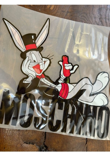 Ütü Ile Yapışan Bugs Buny Arma Tişört Transfer Baskı 28X27 cm fiyatları