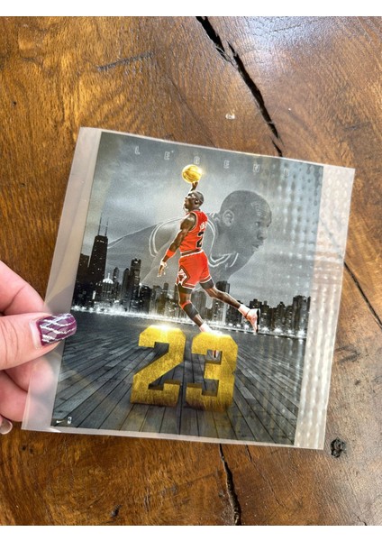 Ütü Ile Yapışan 23 Rakamlı Basketbolcu Tgransfer Baskı Arma 15X13 cm fiyatları