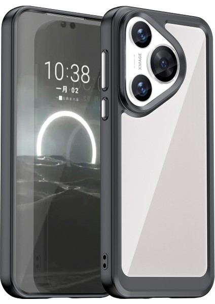Huawei Pura 70 Shield Serisi Darbeye Dayanıklı Yarı Esnek Plastik Tpu Kılıf - AL8100