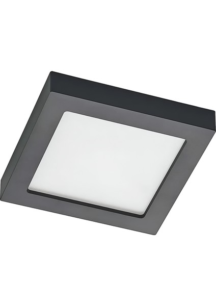 MX-1068B - 18W 6500K Soğuk Beyaz | Siyah Kasa Sıva Üstü Kare LED Panel