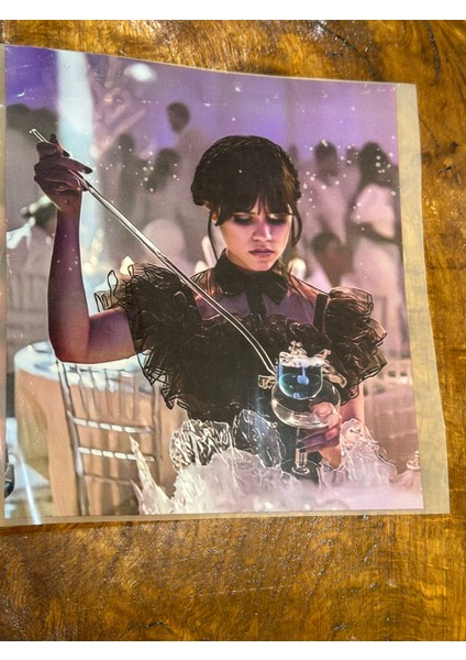 20X18 cm Ütü Ile Yapışan Wendesday Transfer Baskı Tişört Baskı Arma modelleri