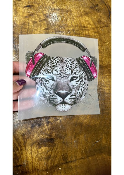 Ütü Ile Yapışan Leopar Transfer Baskı Tişört Baskı Arma 15X15 cm fiyatları