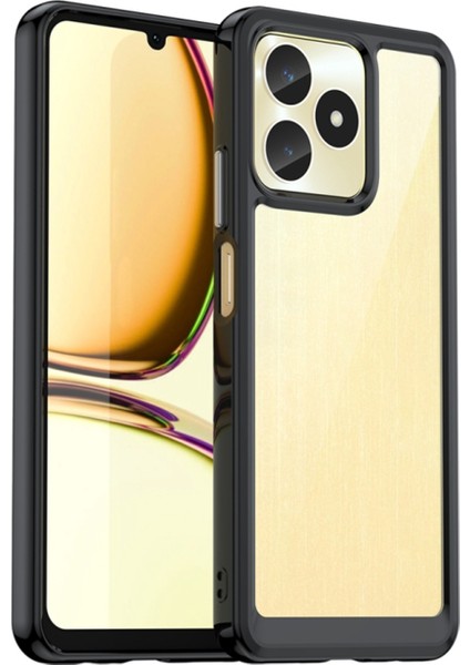 Realme Note 50 / Realme C53 4g Shield Serisi Darbeye Dayanıklı Yarı Esnek Plastik Tpu Kılıf - AL8100