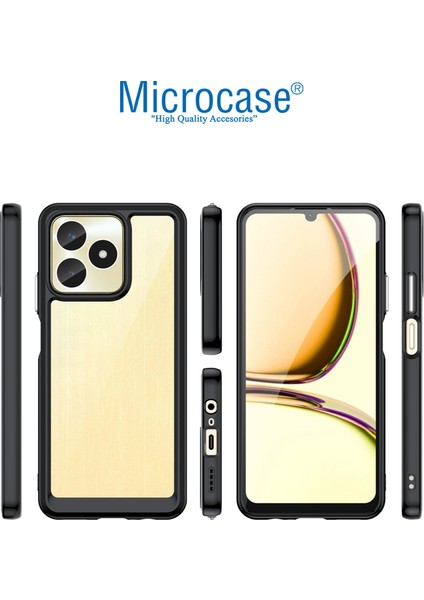Realme Note 50 / Realme C53 4g Shield Serisi Darbeye Dayanıklı Yarı Esnek Plastik Tpu Kılıf - AL8100