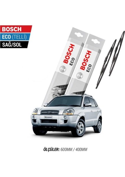 Hyundai Tucson 2008 Model Silecek Takımı Bosch Eco (Telli)