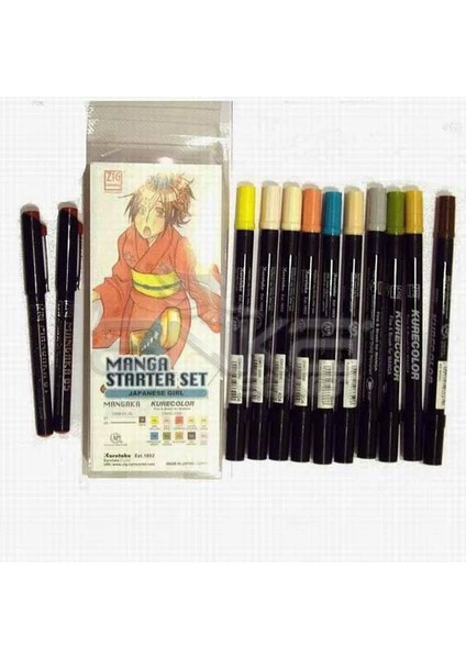 Manga Kalem Seti-Starter Set Japanese Girl fiyatları