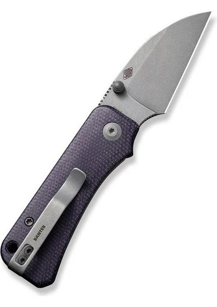 Baby Banter Wharncliffe Micarta Purple Çakı