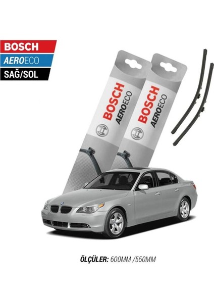 Bmw 5 Serisi E60 2005 Model Bosch Aeroeco Muz Silecek Takımı