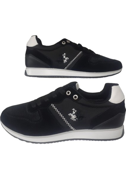 Jagulep Erkek Siyah Kaymaz Ortopedik Taban Günlük Spor Ayakkabı Jglpp78-0