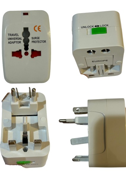 Uluslararası Dönüştürücü Adaptör Akım Korumalı