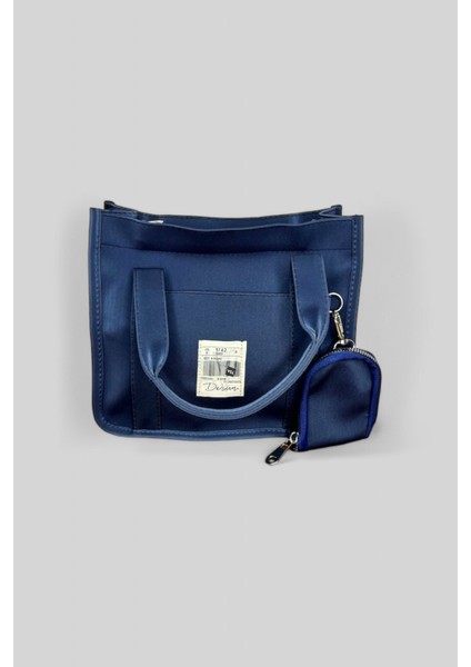 Lacivert Kadın El ve Omuz Çantası