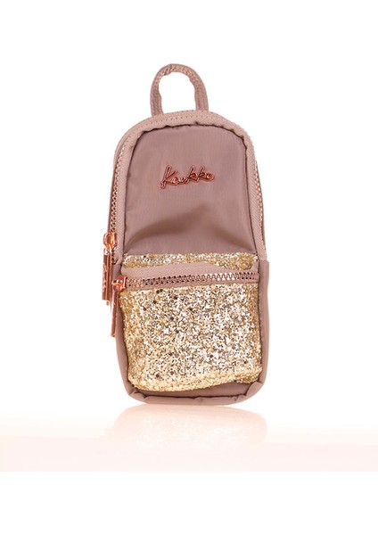 Junior Bag Bright Kalem Çantası Taşlı-Toprak K2558