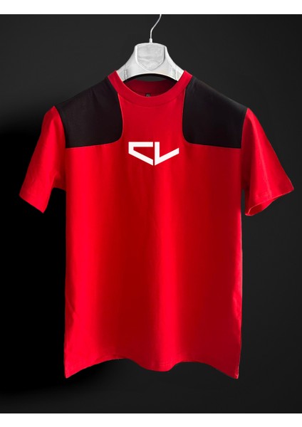 Charles Leclerc Kırmızı Siyah T-Shirt