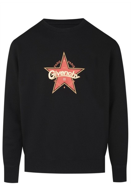 Gıvenchy Yıldız Baskılı Sweatshirt