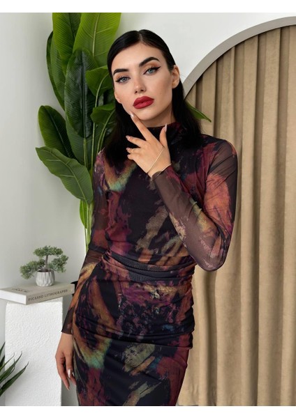 Lara Sırt Dekolteli Elbise