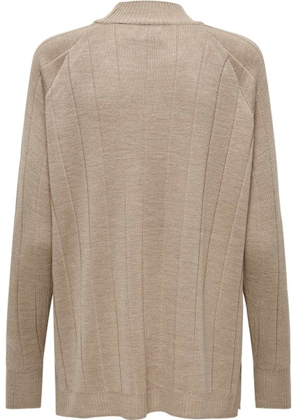 Kadın Yüksek Yaka Örme Kazak - 15330265 fiyatları