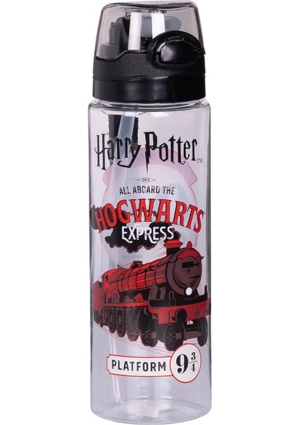 700 ml Harry Potter Pipetli Askılı Kilitlenebilir Su Matarası