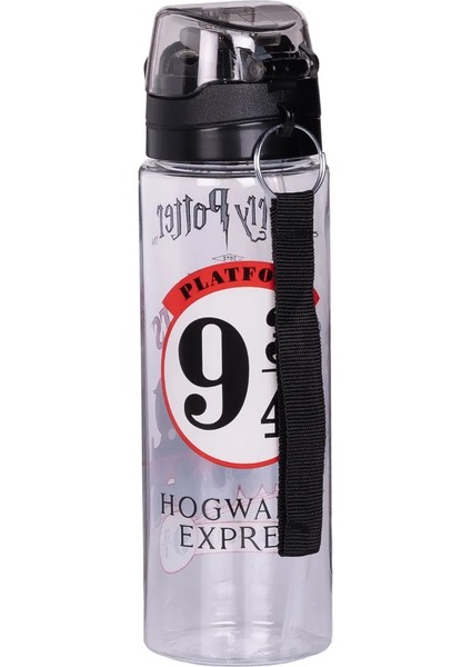 700 ml Harry Potter Pipetli Askılı Kilitlenebilir Su Matarası