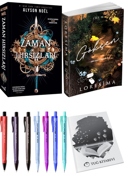 Gökçen 3 Loresima ve Zaman Hırsızları Alyson Noel 2li Set