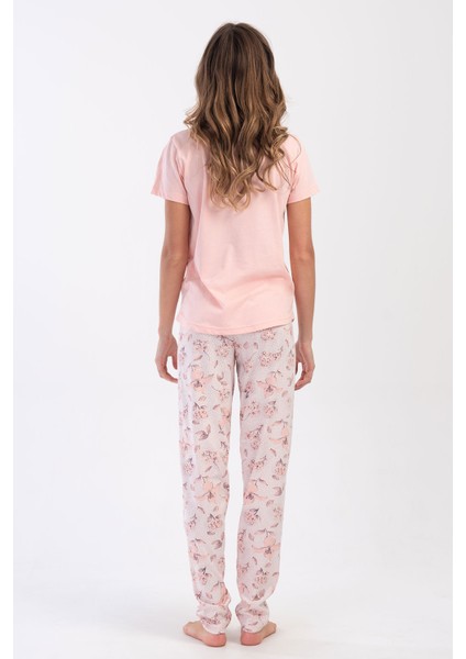 Pamuklu Kadın Kısa Kol Pijama Takım , 403247 fırsatları