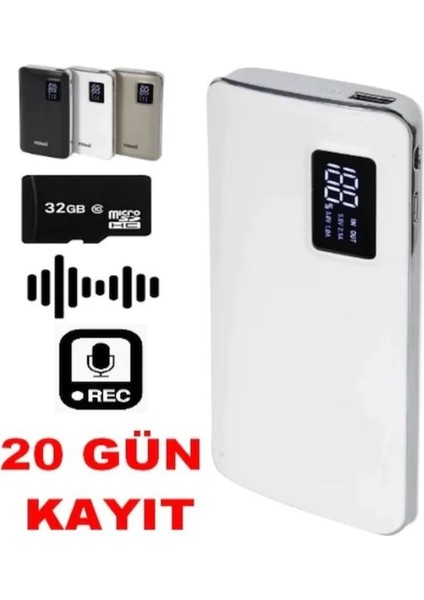 Powerbank Ses Kayıt Cihazı