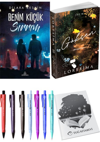 Gökçen 3 Loresima ve Ephesus Yayınları Benim Küçük Sırrım 1 Dilara Keskin 2li Set