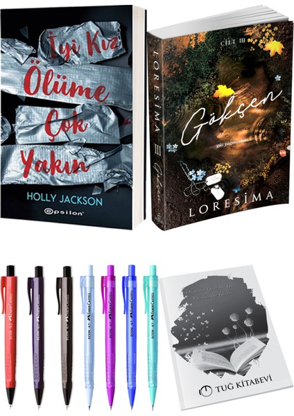 Gökçen 3 Loresima ve Epsilon Yayınevi Iyi Kız Ölüme Çok Yakın Holly Jackson 2li Set