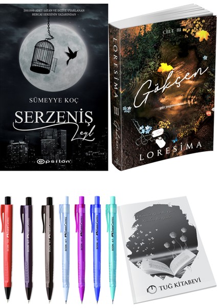Gökçen 3 Loresima ve Epsilon Yayınevi Serzeniş Leyl Sümeyye Koç 2li Set