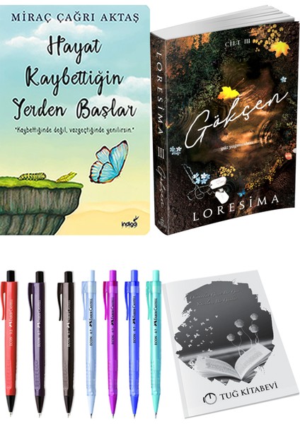 Gökçen 3 Loresima ve Hayat Kaybettiğin Yerden Başlar Miraç Çağrı Aktaş 2li Set