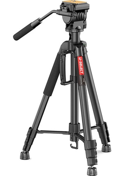 U-Select Vt-02 Hafif Taşınabilir 360° Alüminyum Tripod Monopod