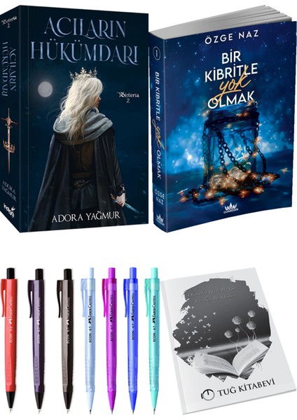 Bir Kibritle Yok Olmak Özge Naz ve Acıların Hükümdarı Adora Yağmur 2li Set