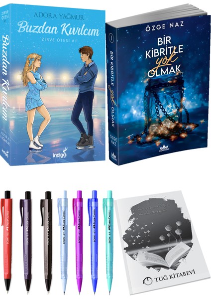 Bir Kibritle Yok Olmak Özge Naz ve Buzdan Kıvılcım Adora Yağmur 2li Set