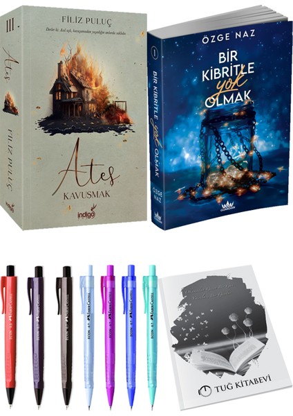 Bir Kibritle Yok Olmak Özge Naz ve Ateş Kavuşmak 3 Filiz Puluç 2li Set