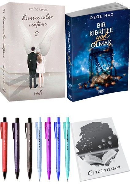Bir Kibritle Yok Olmak Özge Naz ve Kimsesizler Matemi 2 Emine Tavuz 2li Set