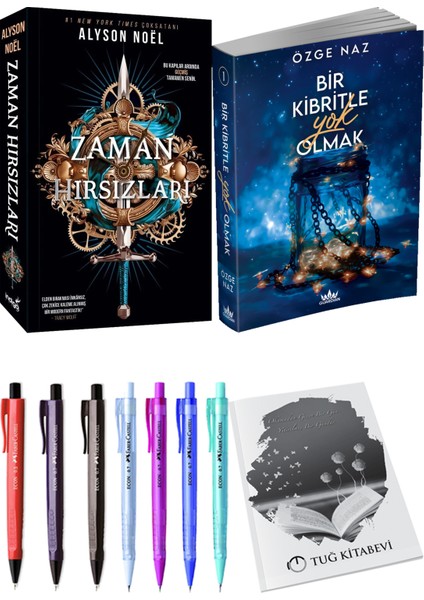 Bir Kibritle Yok Olmak Özge Naz ve Zaman Hırsızları Alyson Noel 2li Set