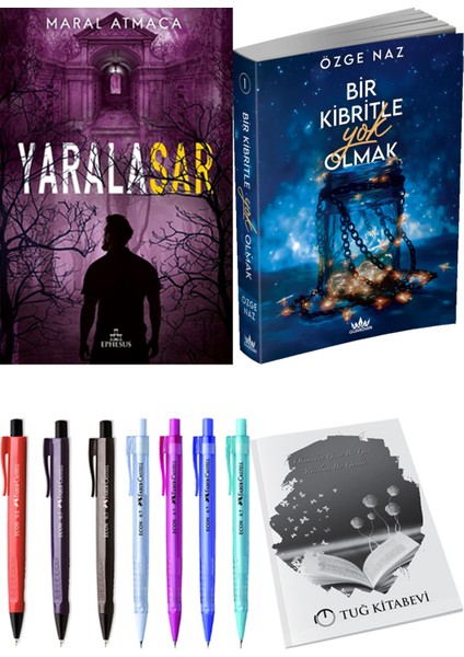 Bir Kibritle Yok Olmak Özge Naz ve Ephesus Yayınları Yaralasar 3 Maral Atmaca 2li Set
