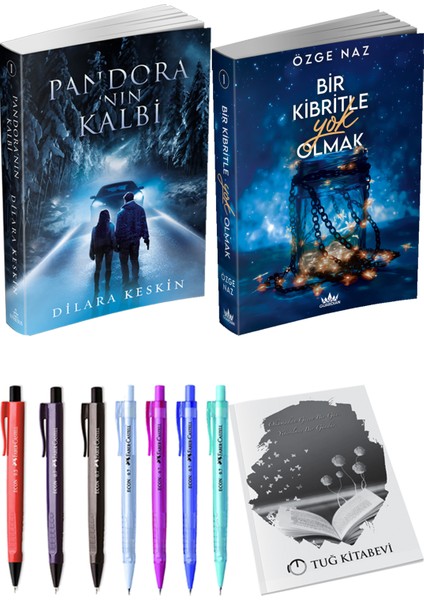 Bir Kibritle Yok Olmak Özge Naz ve Ephesus Yayınları Pandora'nın Kalbi 1 Dilara Keskin 2li Set