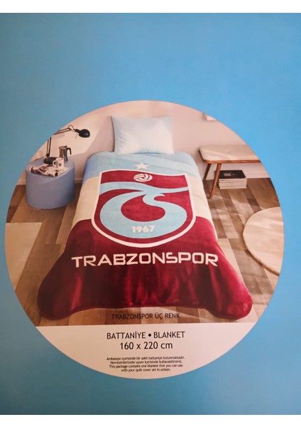 Lisanslı Trabzonspor Battaniye Tek Kişilik