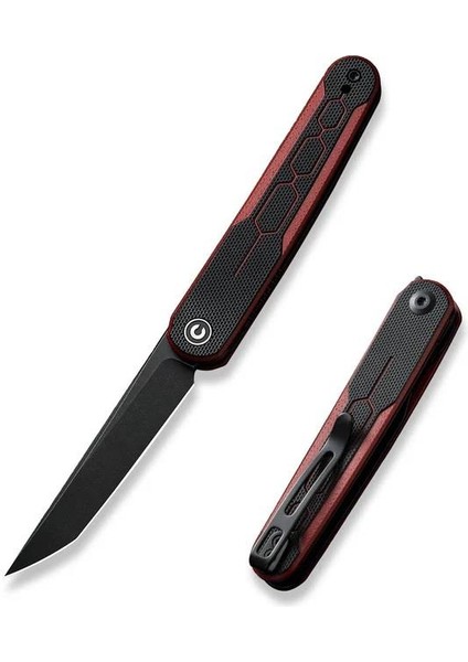 Kwaiq Milled G10 Burgundy & Black Çakı fiyatları