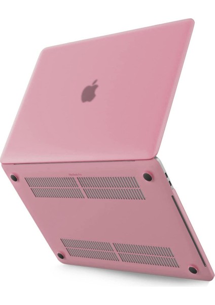 Macbook Pro 13 2020 Macbook Buzlu Kapak - Pembe 13