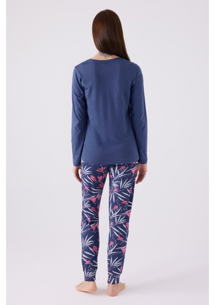 Pierre Cardin Ikili Pijama Takım Mor - Süprem - 2li Takım