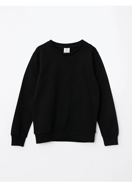 Luggi Baby Bisiklet Yaka Basic Uzun Kollu Erkek Çocuk Sweatshirt