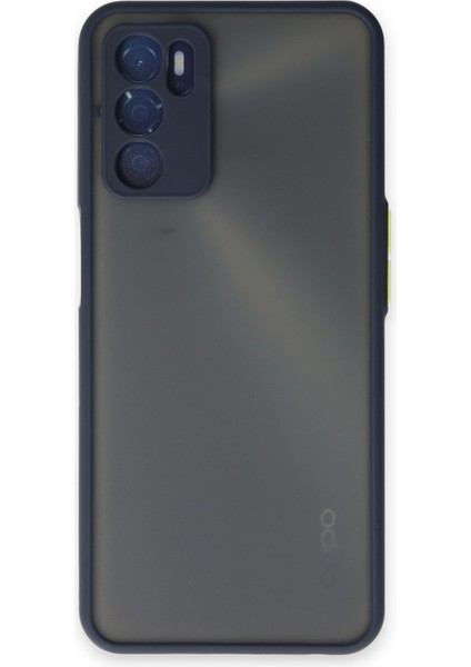 Oppo A16 Kılıf Montreal Silikon Kapak - Lacivert 13