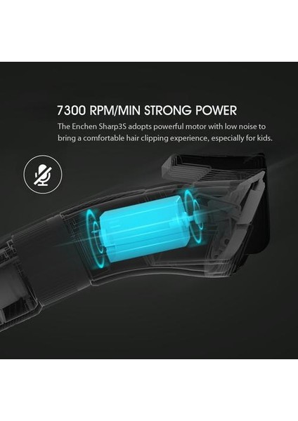 Sharp 3s Saç Kesici USB Hızlı Şarjlı Elektrikli Kesim (Yurt Dışından)